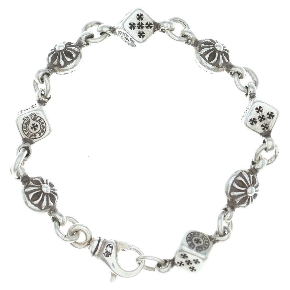CHROME HEARTS(クロムハーツ) DICE NO1 CRSBL ダイスクロスボール シルバーブレスレット