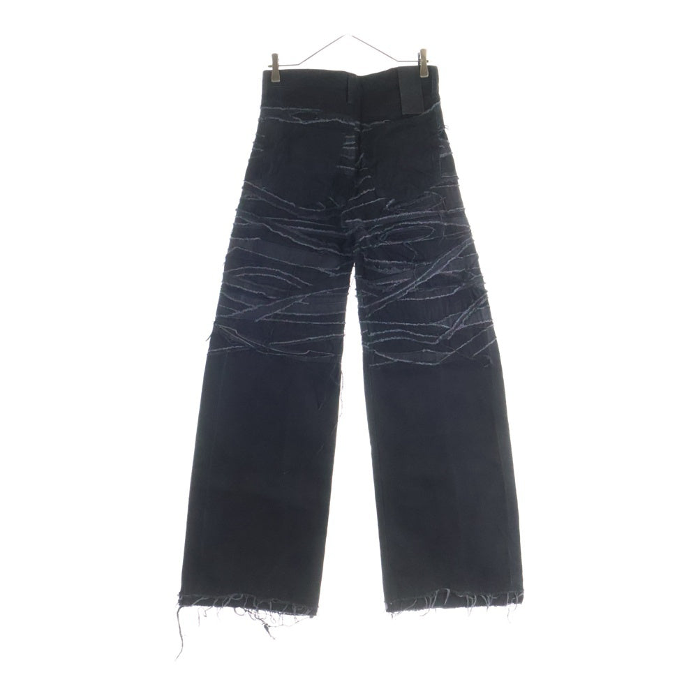 NO BRAND(ノーブランド) PARADOXE CRUDE BAGGY JEANS クルードバギージーンズ 36 ブラック デニム