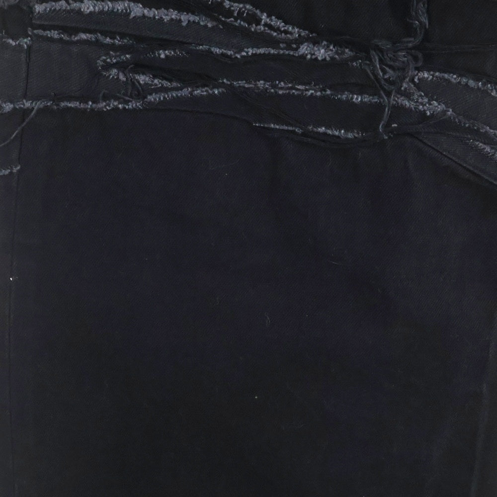 NO BRAND(ノーブランド) PARADOXE CRUDE BAGGY JEANS クルードバギージーンズ 36 ブラック デニム