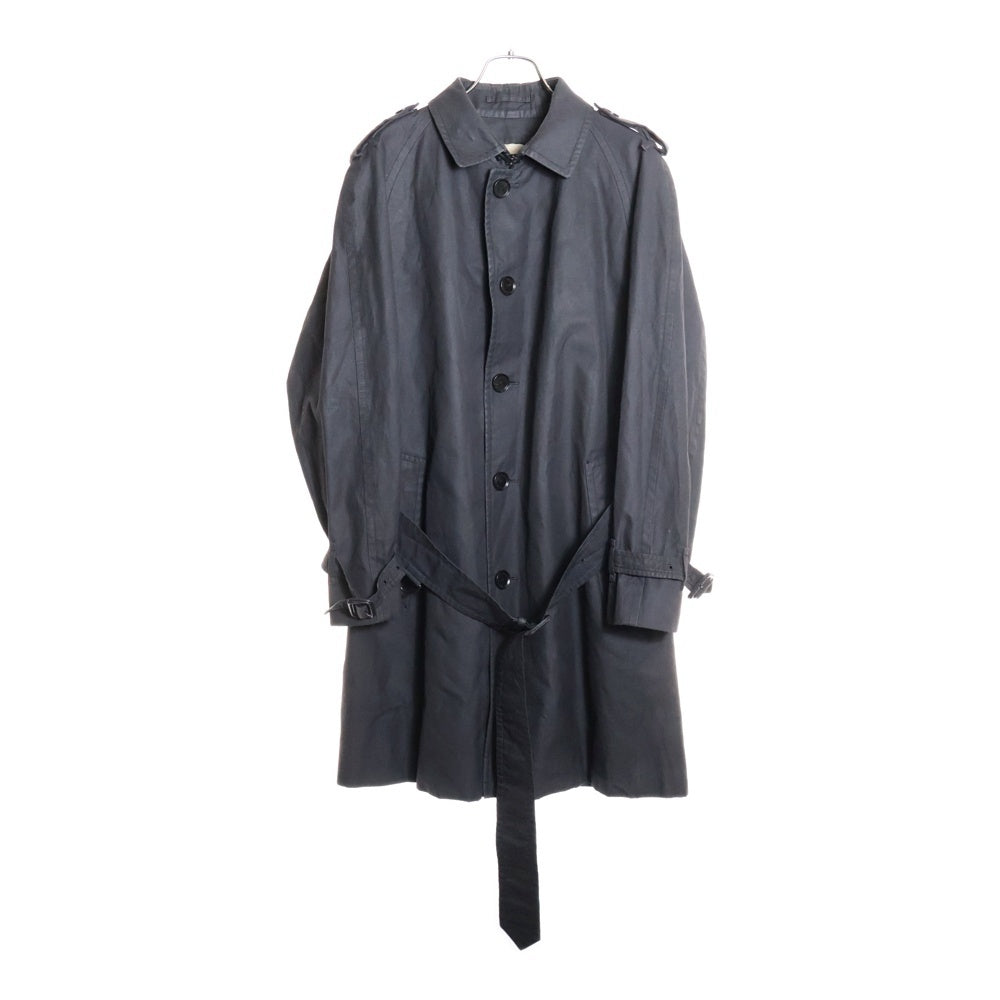 D385 バーバリーロンドン メンズ ノバチェック コート ブラック Lサイズ BURBERRY LONDON(バーバリーロンドン) トレンチコート ノバチェック