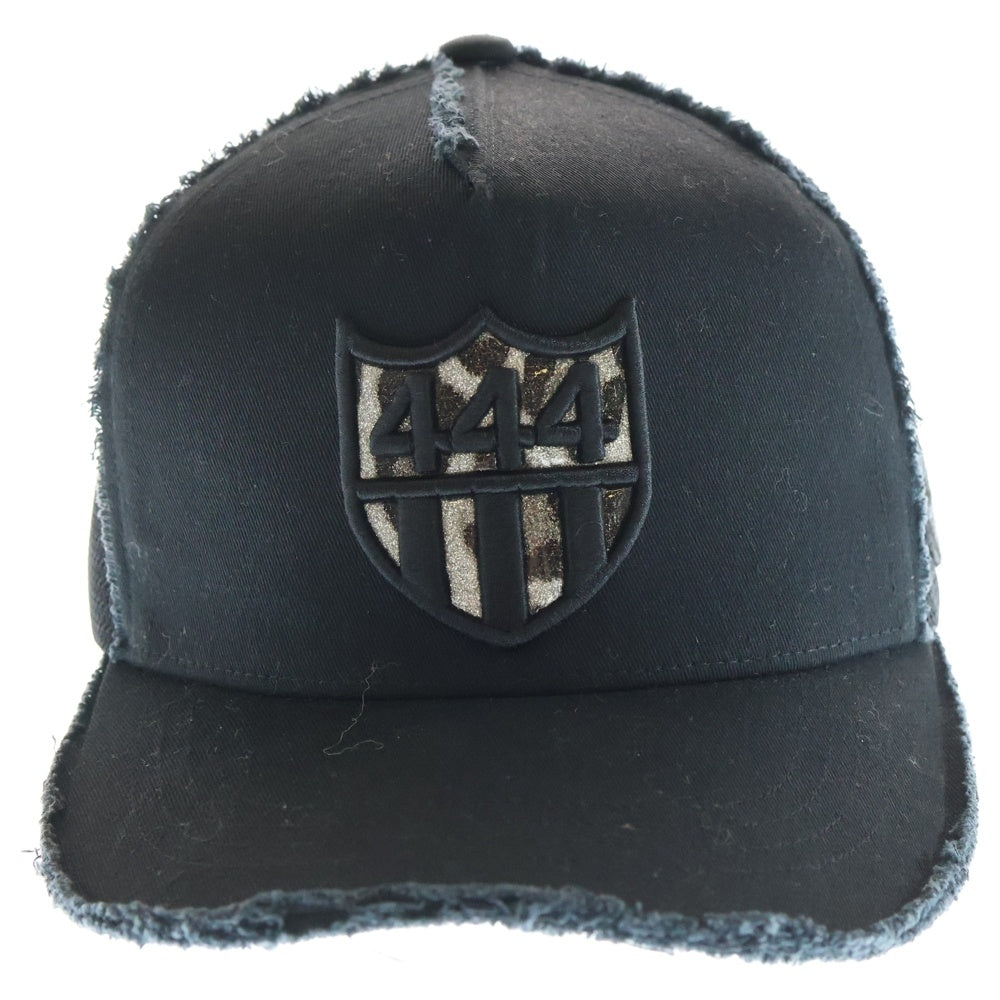 YOSHINORI KOTAKE(ヨシノリコタケ) ロゴパッチ キャップ ブラック