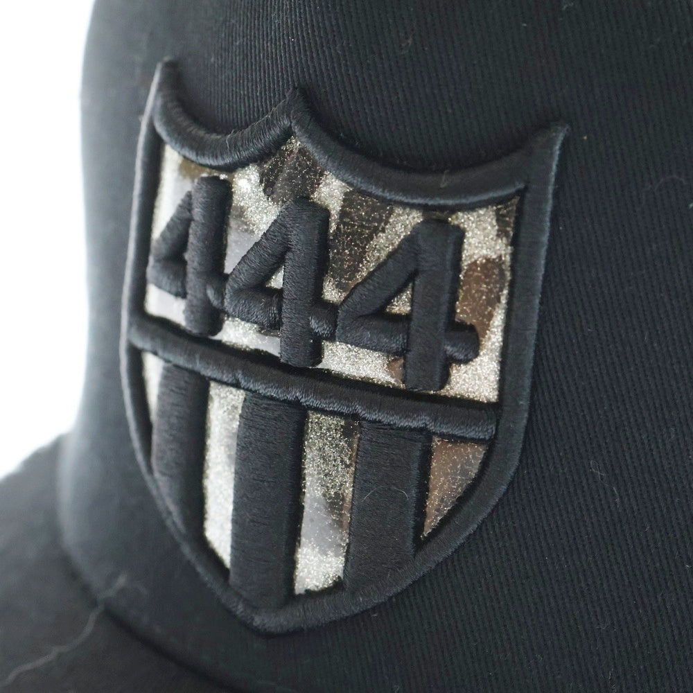 YOSHINORI KOTAKE(ヨシノリコタケ) ロゴパッチ キャップ ブラック