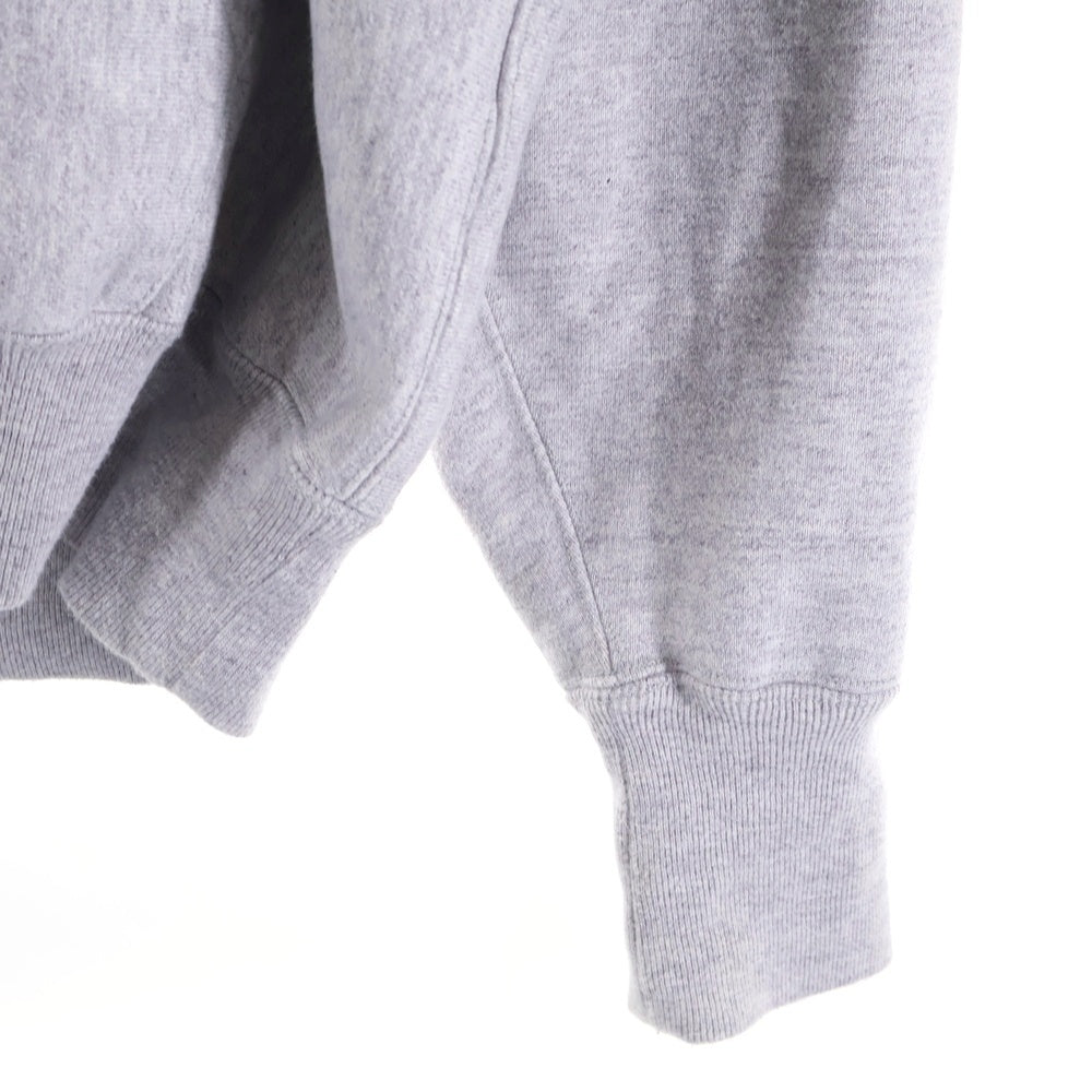 READY MADE(レディメイド) Destruction is aiso creation smile hoodie スマイル刺繍 バックロゴプリントフーディ RE-CO-GY-00-00-245 グレー