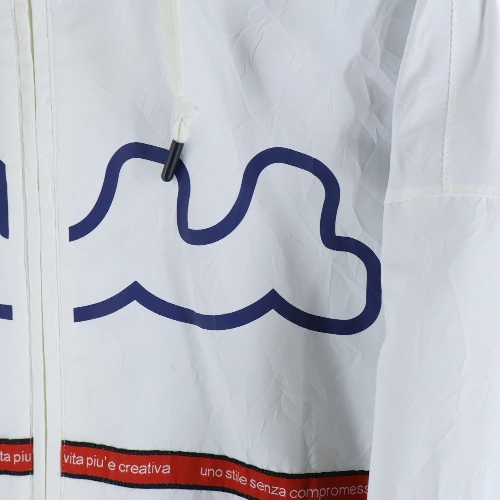 muta(ムータ) ドローコード付き ジップアップ ジャケット MUJ93501 ホワイト