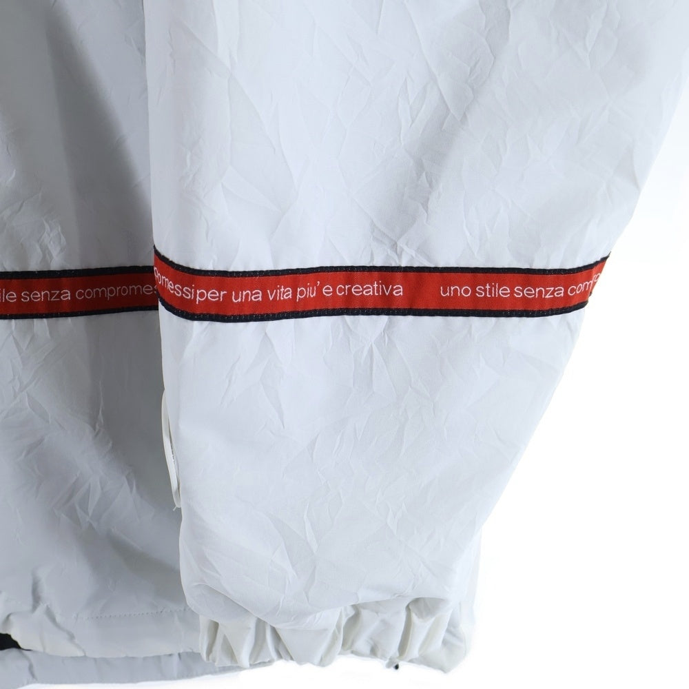 muta(ムータ) ドローコード付き ジップアップ ジャケット MUJ93501 ホワイト