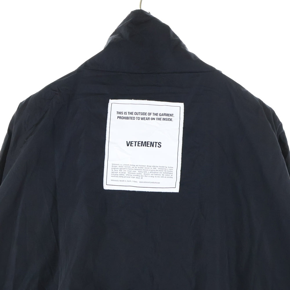 VETEMENTS(ヴェトモン) ANGEL TRACK SUIT JACKET エンジェルトラックジャケット ブラック MAH19JA209