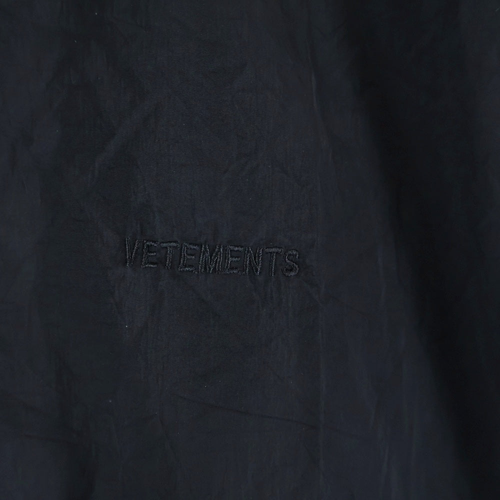 VETEMENTS(ヴェトモン) ANGEL TRACK SUIT JACKET エンジェルトラックジャケット ブラック MAH19JA209