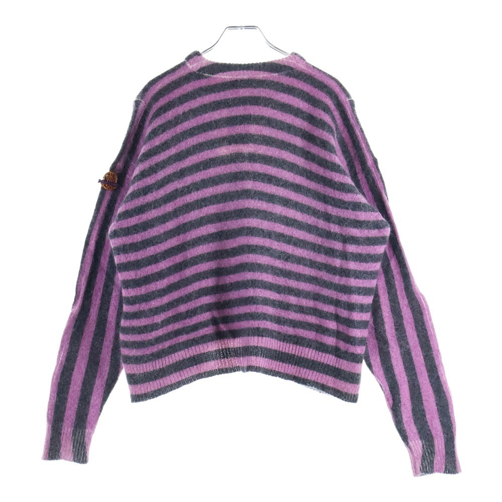 MONCLER(モンクレール) × PALM ANGELS パームエンジェルス ロゴバッチ付き ニットセーター パープル E209L9000400 A9128