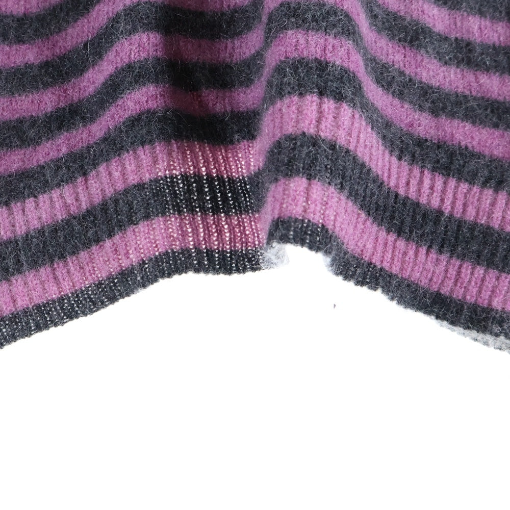 MONCLER(モンクレール) × PALM ANGELS パームエンジェルス ロゴバッチ付き ニットセーター パープル E209L9000400 A9128