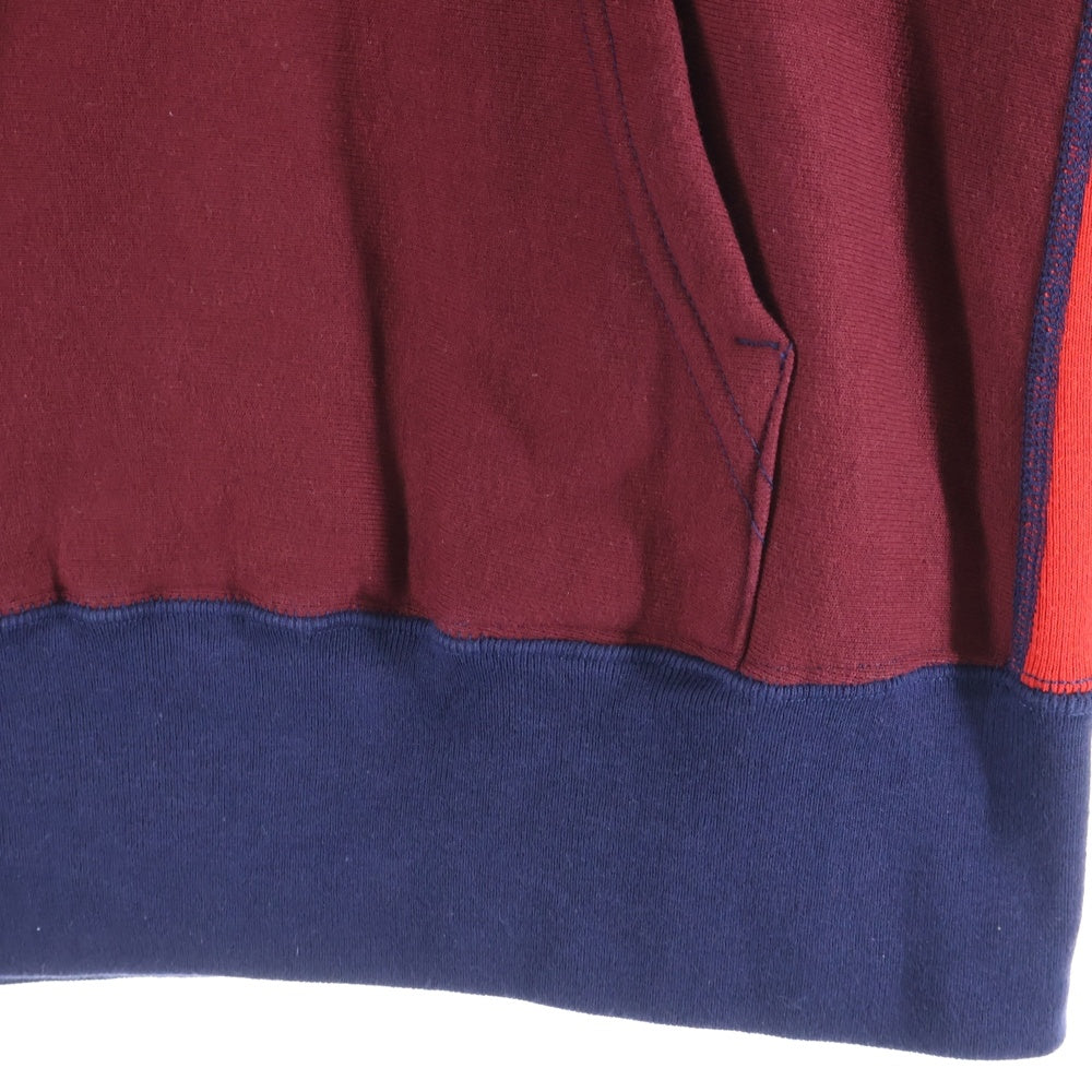 LQQK STUDIO(ルックスタジオ) ロゴワッペン プルオーバーパーカー マルチカラー