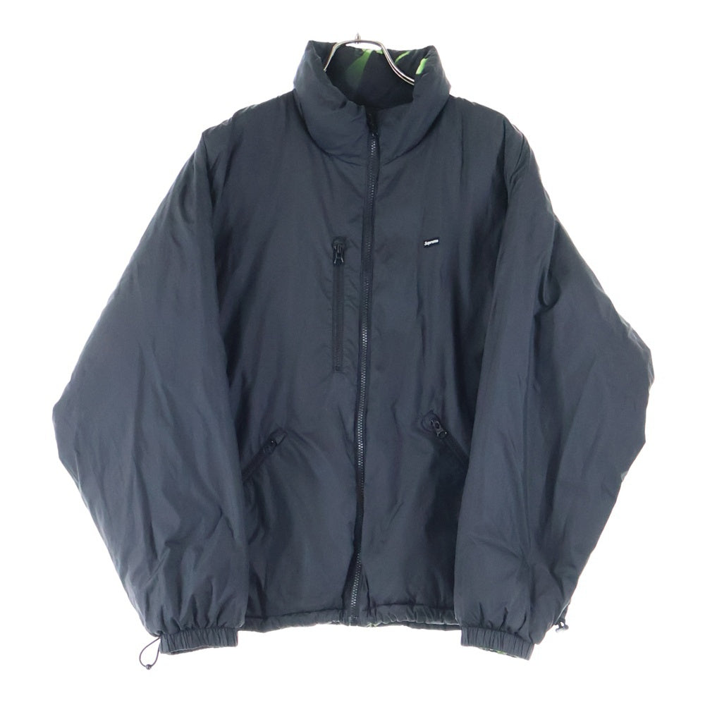 SUPREME(シュプリーム) 20AW WATCHS REVERSIBLE PUFFY JACKET ウォッチ リバーシブル パフィー ジャケット ブラック/グリーン