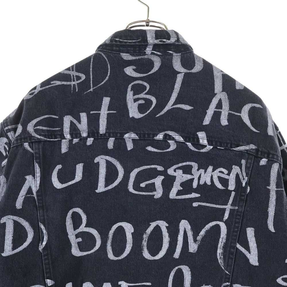 SUPREME(シュプリーム) 20AW Black Ark Denim Trucker Jacket 総柄 デニムジャケット ブラック