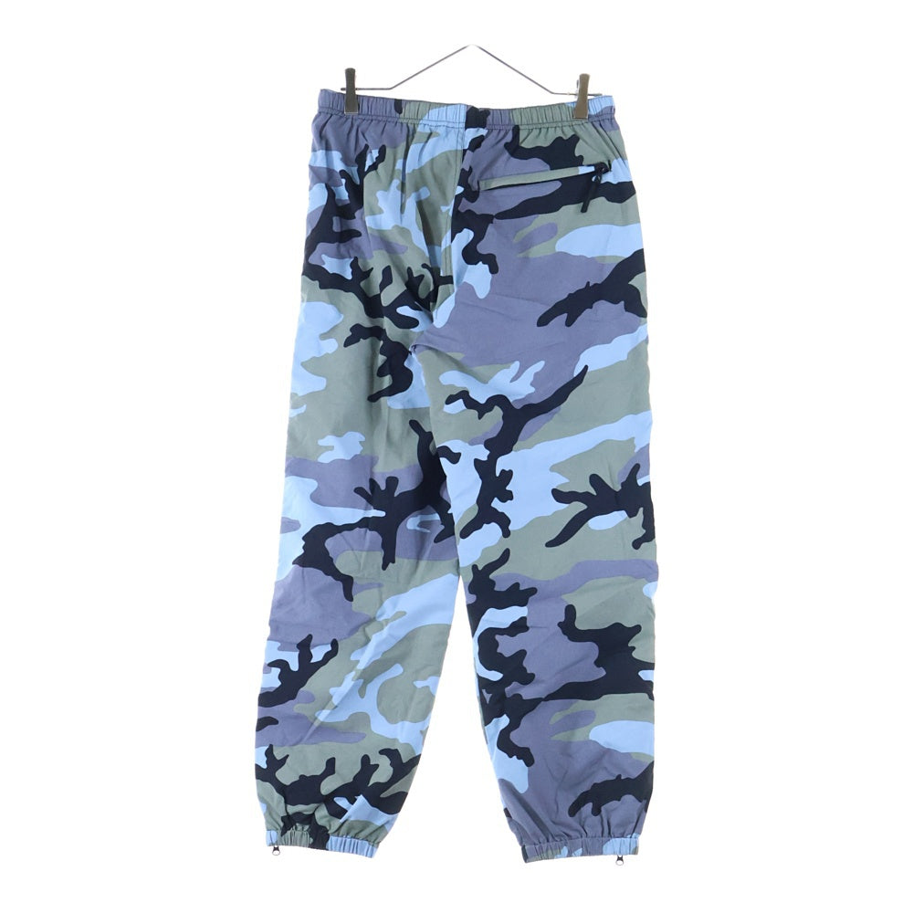 SUPREME(シュプリーム) 18SS Warm Up Pant Blue Camo ウォームアップ カモ柄 ナイロンパンツ ブルー/グレー