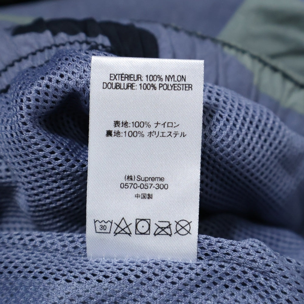SUPREME(シュプリーム) 18SS Warm Up Pant Blue Camo ウォームアップ カモ柄 ナイロンパンツ ブルー/グレー
