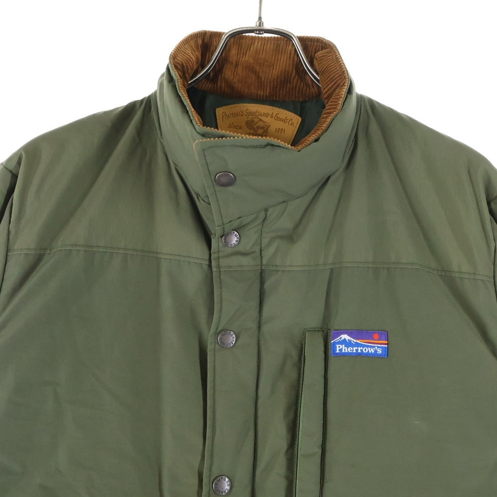 PHERROW'S(フェローズ) 20AW マウンテン 40クロスダウンジャケット カーキ PPDJ1