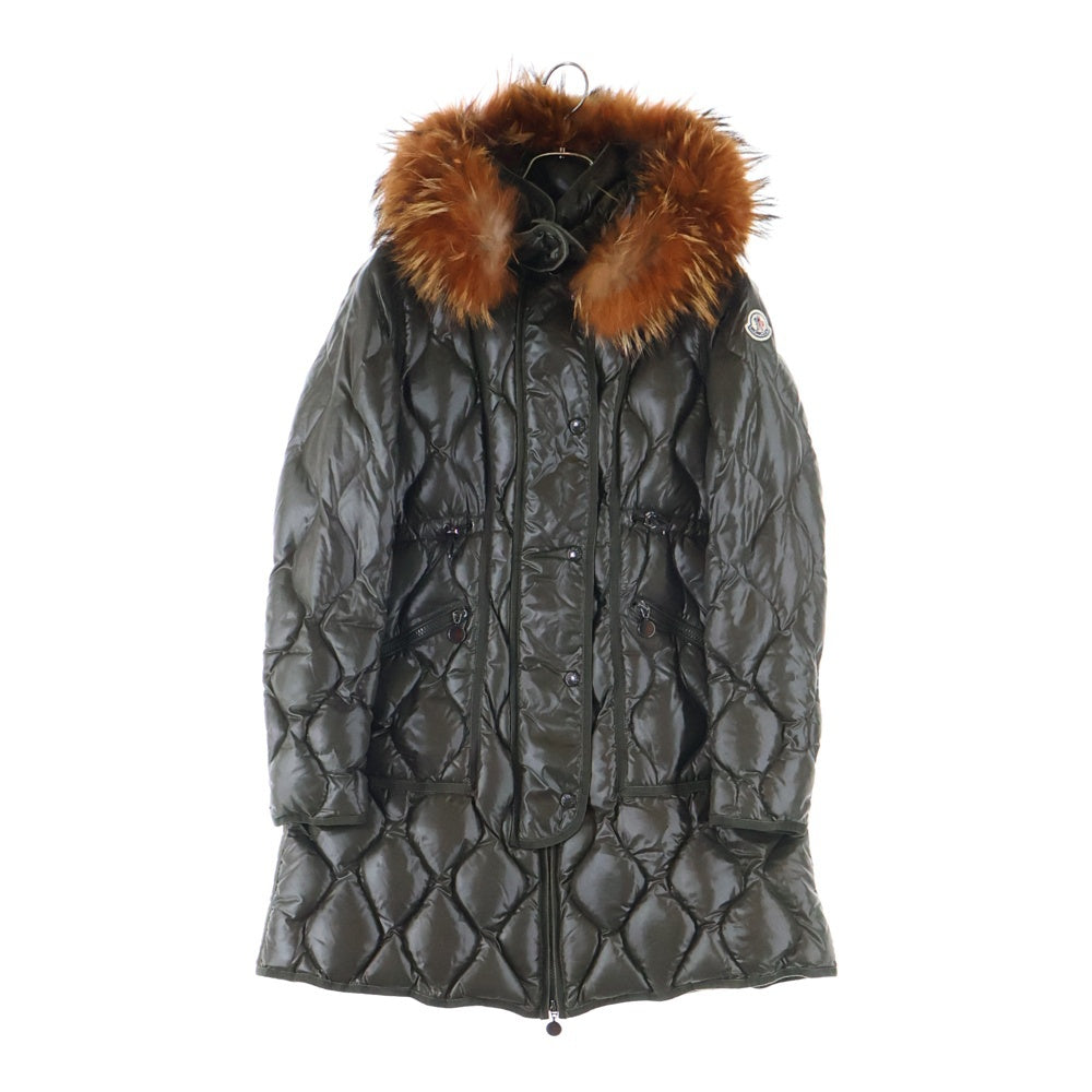 MONCLER(モンクレール) LONTRE ロントレ ロングダウンコート カーキ 220934997425 68950 レディース