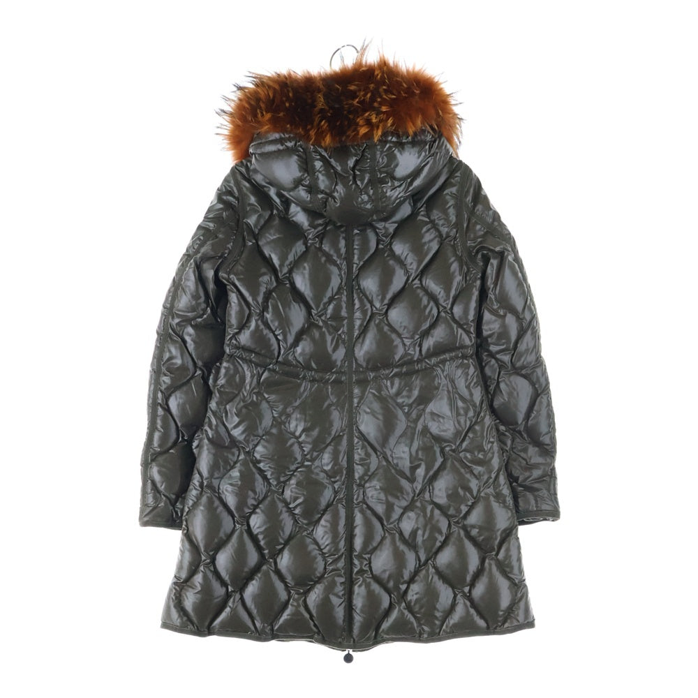 MONCLER(モンクレール) LONTRE ロントレ ロングダウンコート カーキ 220934997425 68950 レディース