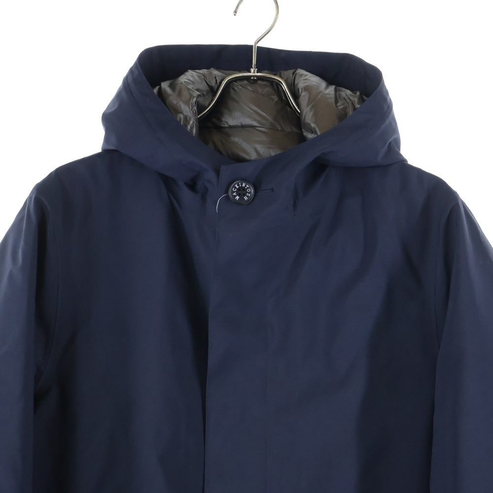MACKINTOSH(マッキントッシュ) 24AW セミブライト ナイロンツイル フーデット ダウンコート ネイビー G1C09-003-28