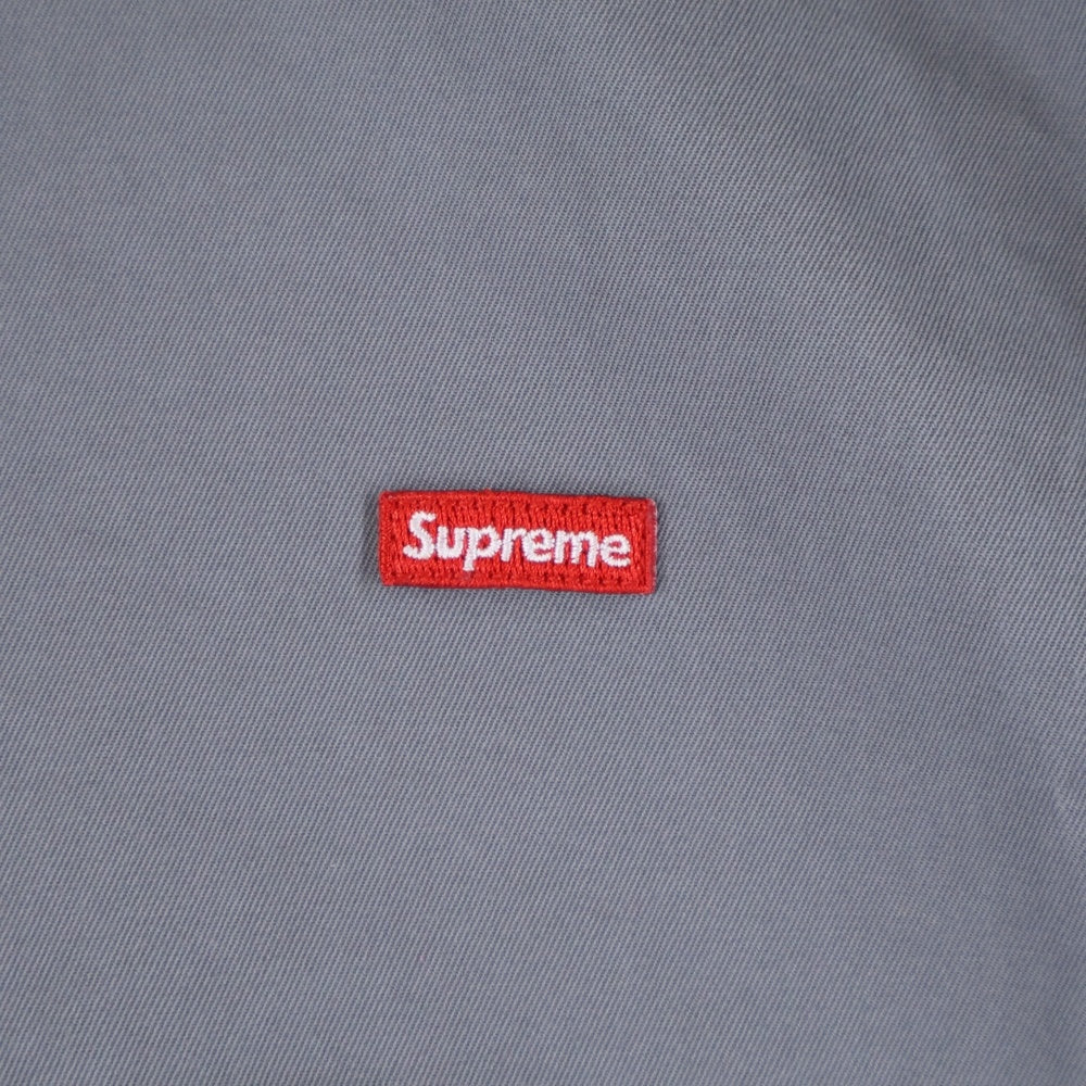 SUPREME(シュプリーム) 22AW Small Box Shirt スモールボックスロゴ ボタンダウン 長袖 ロングスリーブシャツ グレー