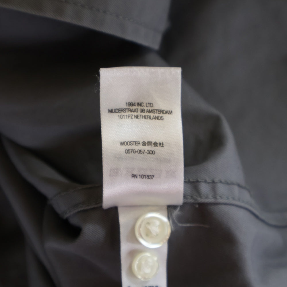 SUPREME(シュプリーム) 22AW Small Box Shirt スモールボックスロゴ ボタンダウン 長袖 ロングスリーブシャツ グレー