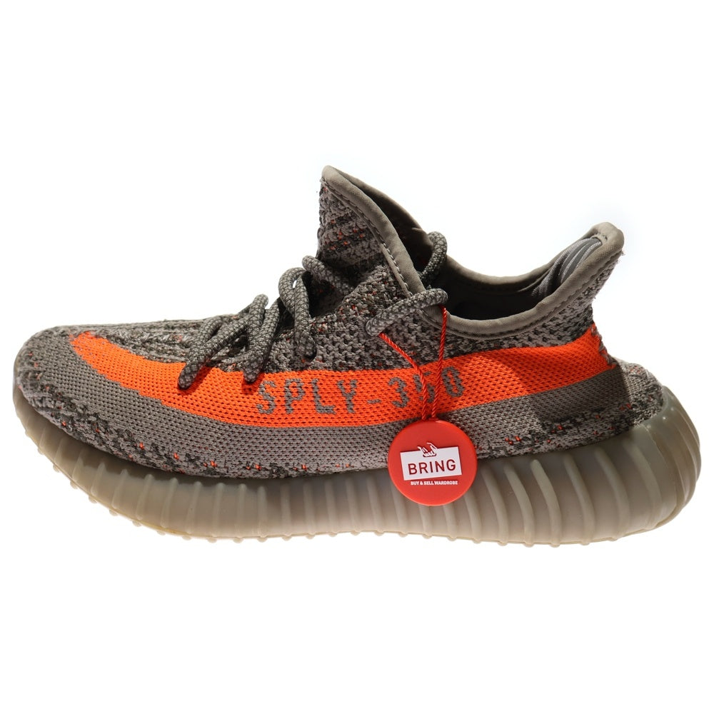 adidas(アディダス) YEEZY BOOST 350 V2 BELUGA REFLECTIVE イージーブースト350V2 ベルーガ リフレクティブ ローカットスニーカー グレー/オレンジ US13/31cm GW1229 レディース