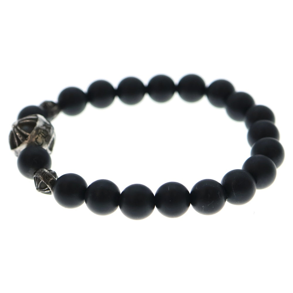 CHROME HEARTS(クロムハーツ) 8mm BEAD 8mmビーズブレス 8mmオニキスビーズブレスレット