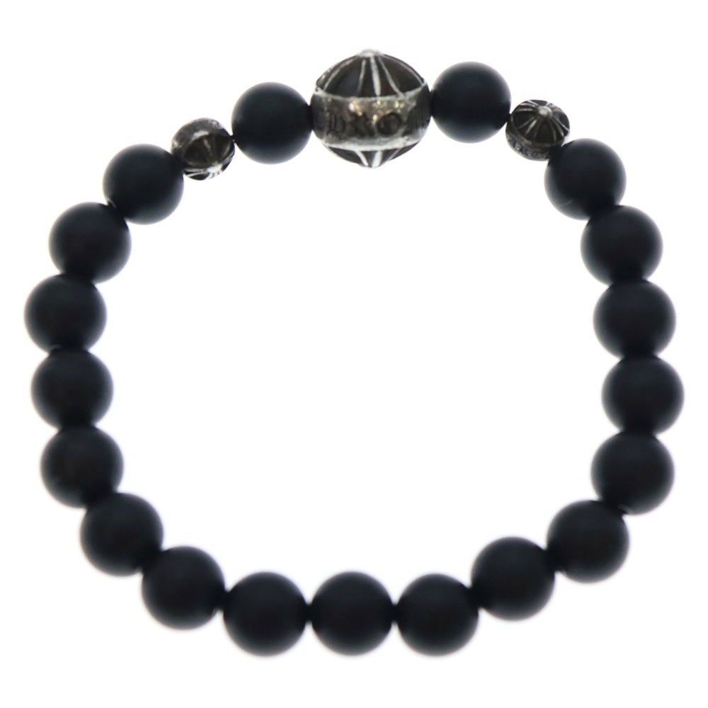 CHROME HEARTS(クロムハーツ) 8mm BEAD 8mmビーズブレス 8mmオニキスビーズブレスレット