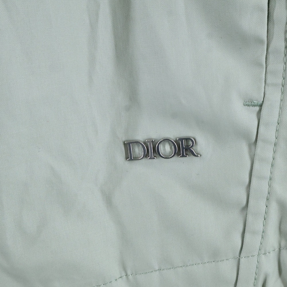 DIOR(ディオール) メタルロゴ ジップアップ フーディジャケット 393C401A5828 グリーン
