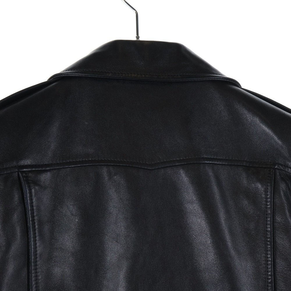SAINT LAURENT PARIS(サンローランパリ) エディ期 L01 ラムレザー ダブルライダースジャケット 397287 Y5YA2 レディース ブラック