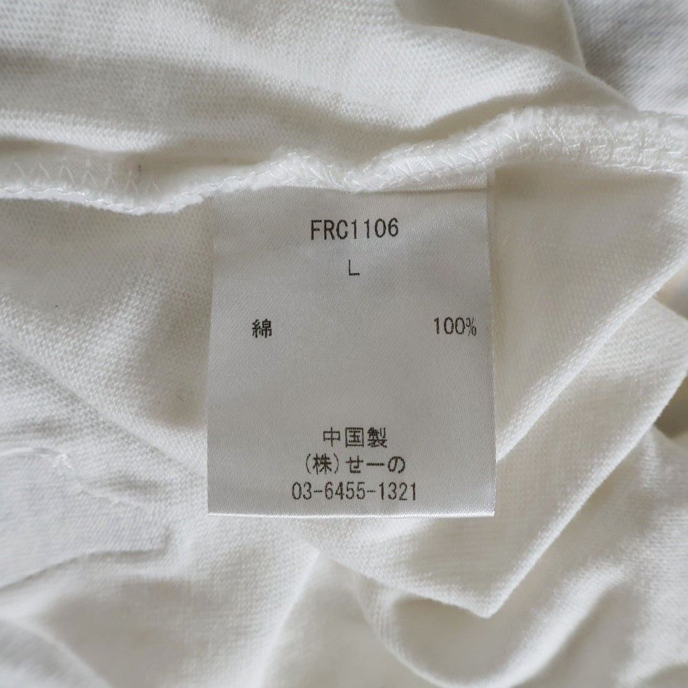 FR2(エフアールツー) ロゴプリント 半袖Tシャツ カットソー ホワイト