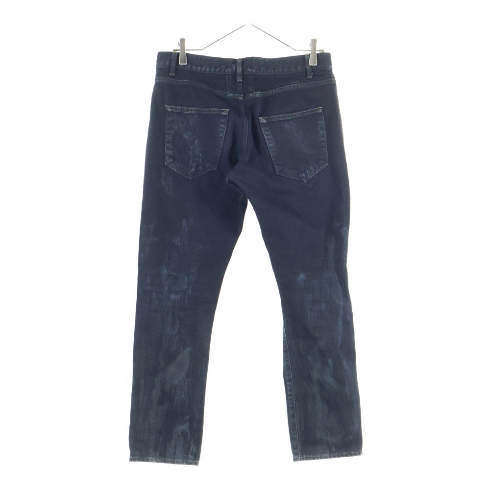 SAINT LAURENT PARIS(サンローランパリ) 14SS エディ期 デストロイデニム スキニーパンツ D02 M/SK-LW ブラックデニム