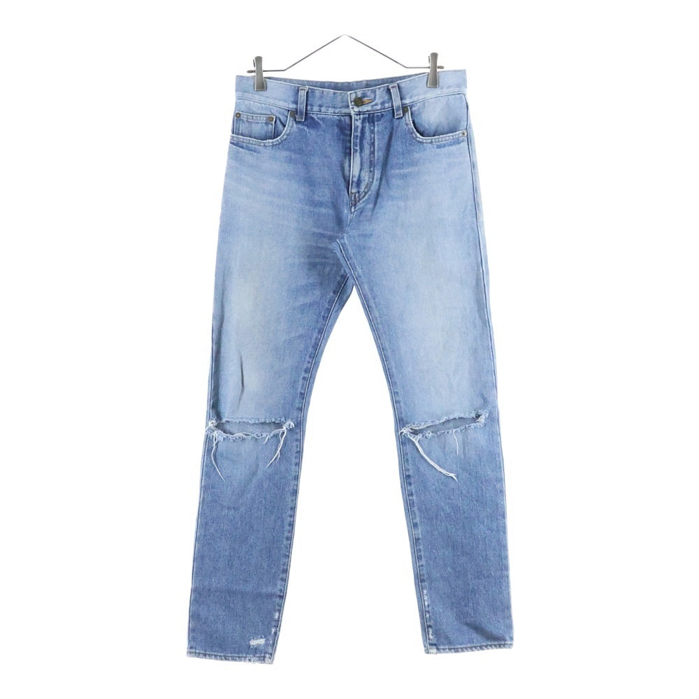 SAINT LAURENT PARIS(サンローランパリ) 15SS エディ期 クラッシュ スキニーデニム デニムパンツ