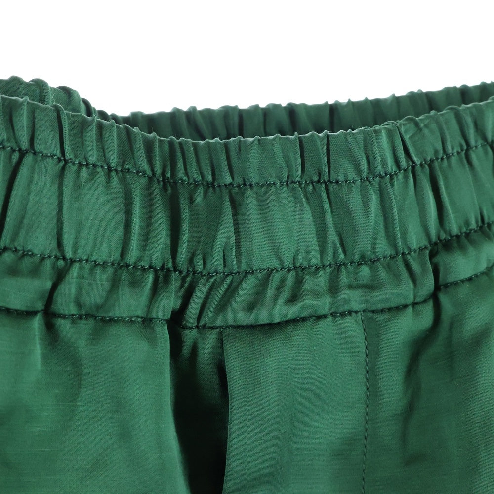 GUCCI(グッチ) サイドライン シルク リラックスイージーパンツ 613019 ZADOW グリーン