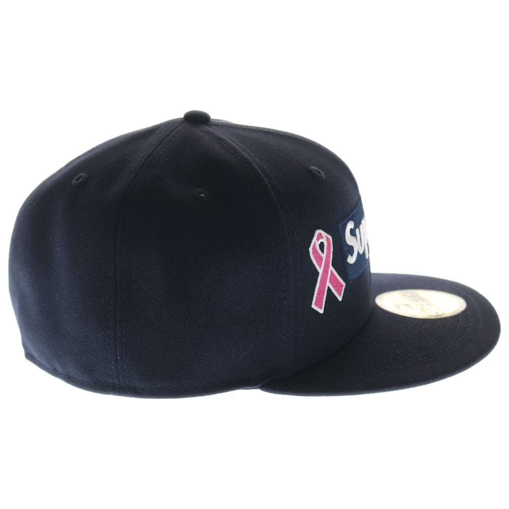 SUPREME(シュプリーム) 25AW Breast Cancer Awareness Box Logo New Era ボックスロゴベースボールキャップ帽子 ネイビー