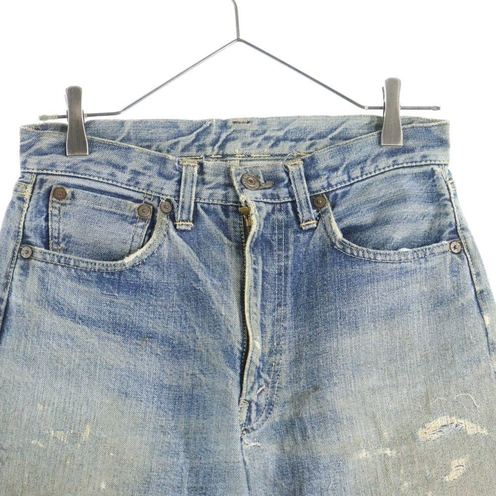 Levi's(リーバイス) 50s~60s 501ZXX 両面BIG E 均等V ボタン裏刻印12 片爪TALON ジッパーフライストレートデニムパンツ インディゴ