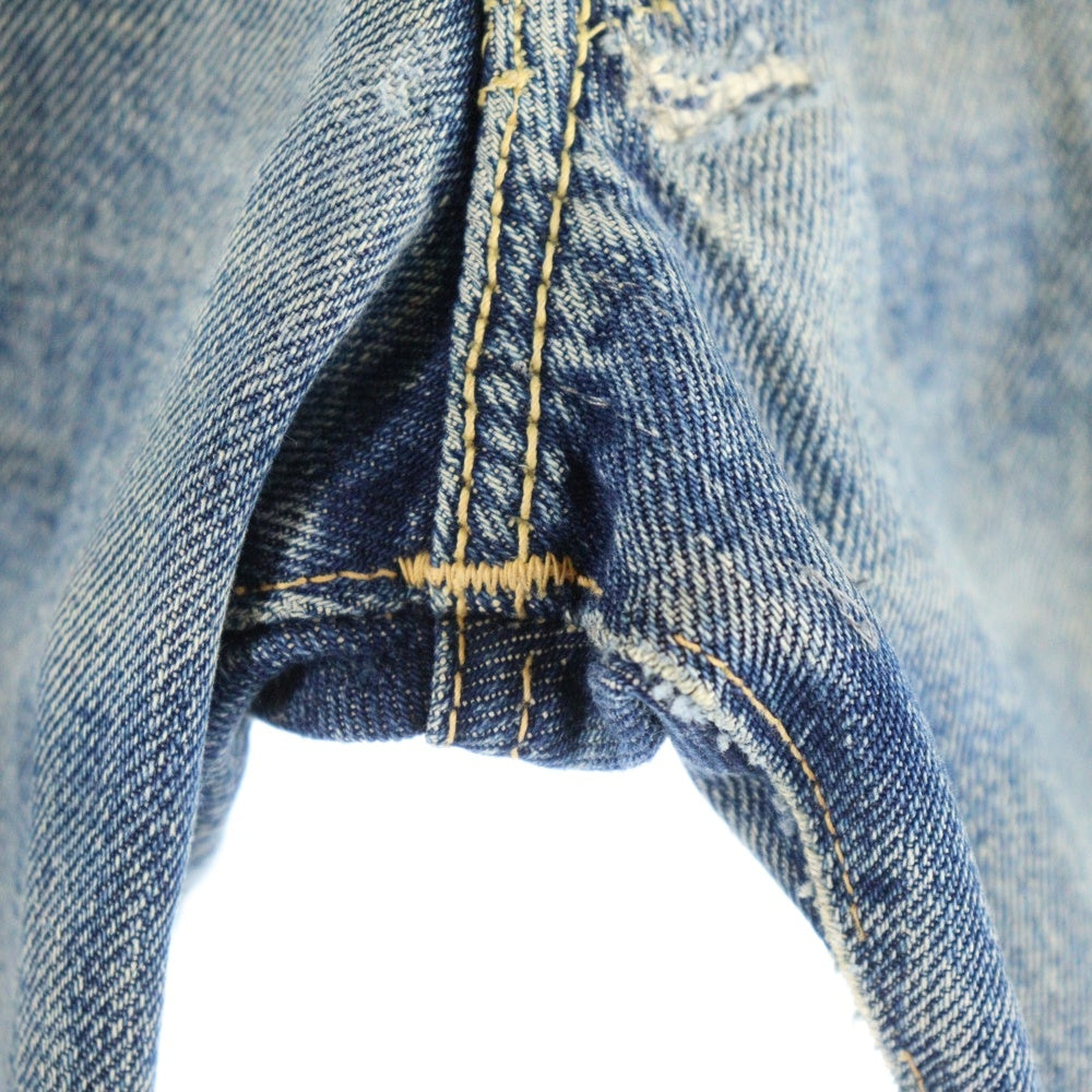 Levi's(リーバイス) 50s~60s 501ZXX 両面BIG E 均等V ボタン裏刻印12 片爪TALON ジッパーフライストレートデニムパンツ インディゴ