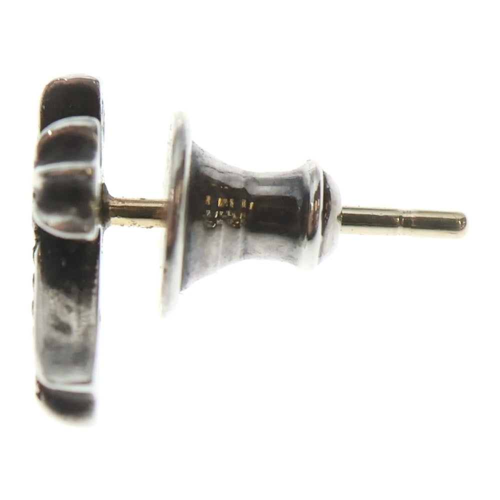 CHROME HEARTS(クロムハーツ) CH CRS 2 FAT P /DIA CHクロスファットスタッドピアス PAVEダイヤ シルバー