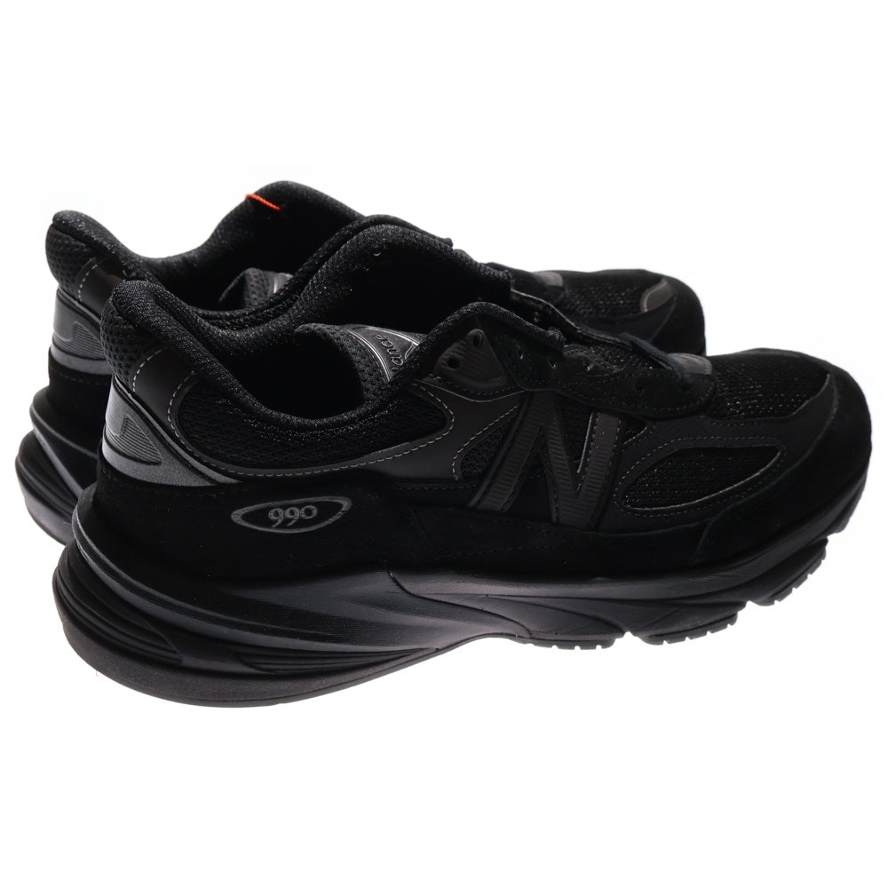 New Balance(ニューバランス) U990BB6 TRIPLE BLACK スエードメッシュローカットスニーカー ブラック US11/29cm