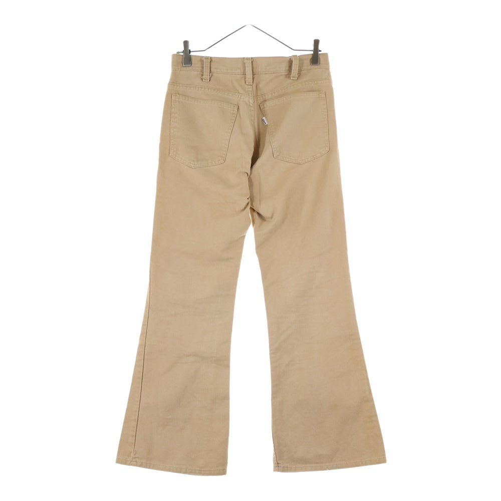 Levi's(リーバイス) 70s ボタン裏41 42TALON カツラギ ビックベル フレア 白タブ ベルボトムパンツ ベージュ