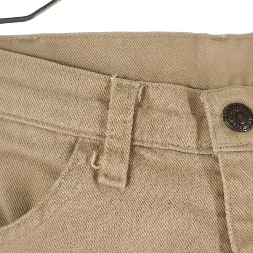 Levi's(リーバイス) 70s ボタン裏41 42TALON カツラギ ビックベル フレア 白タブ ベルボトムパンツ ベージュ