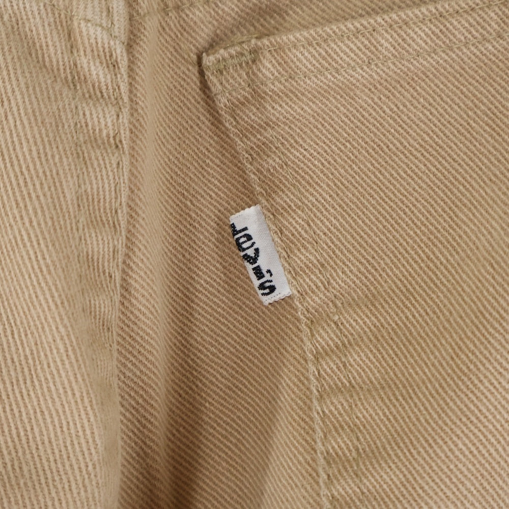 Levi's(リーバイス) 70s ボタン裏41 42TALON カツラギ ビックベル フレア 白タブ ベルボトムパンツ ベージュ