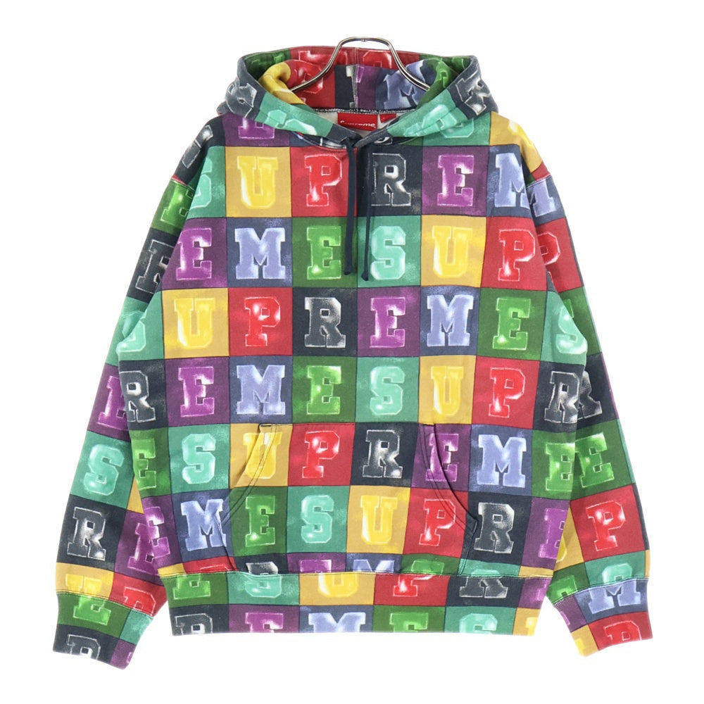 SUPREME(シュプリーム) 20AW Blocks Hooded Sweatshirt ブロックス フーデッド プルオーバーパーカー マルチ