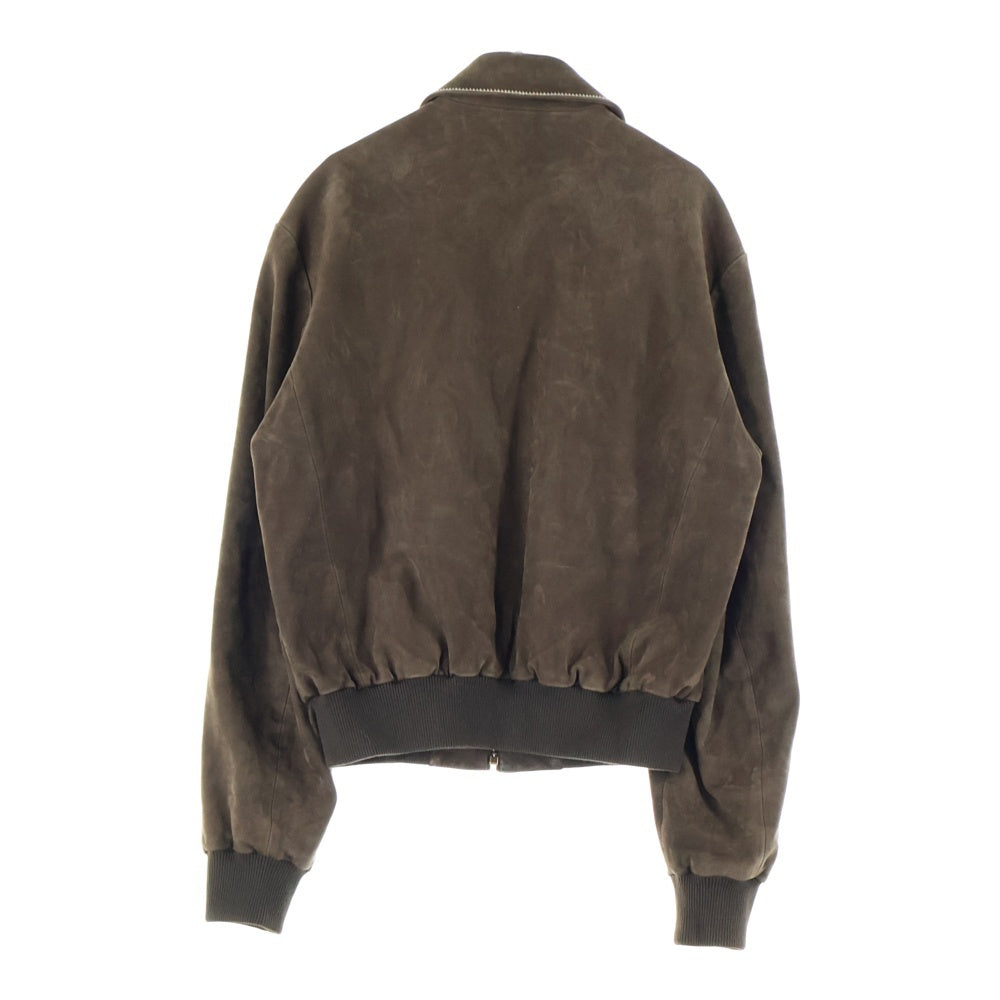 LOUIS VUITTON(ルイヴィトン) 24AW Jaqueta De Suede de Vitelo Bordada 刺繍カーフスキンスエードジャケット ブラウン 1AFPWI