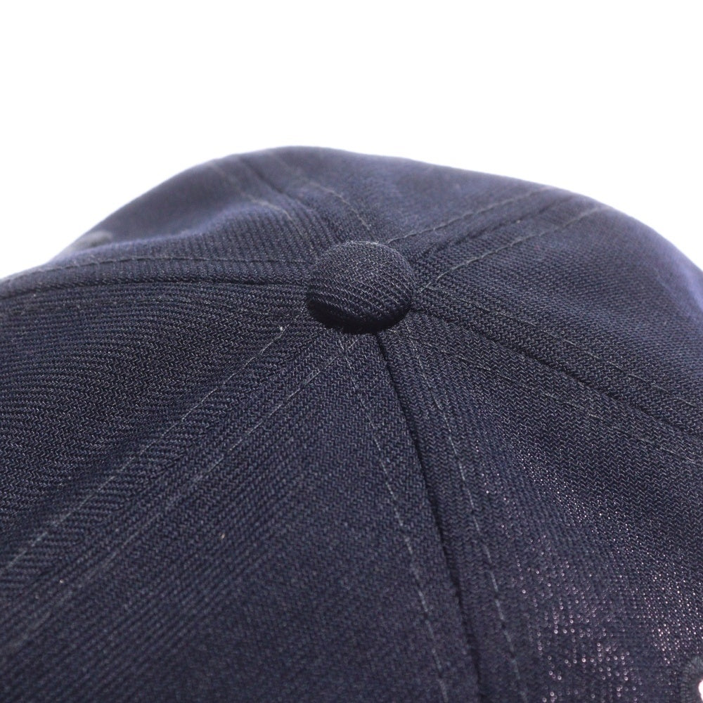 SAINT MICHAEL(セントマイケル) 24SS NE_CAP / MX ニューエラ ロゴ刺繍 ベースボールキャップ 帽子 ネイビー MX SM-YS8-0000-C58