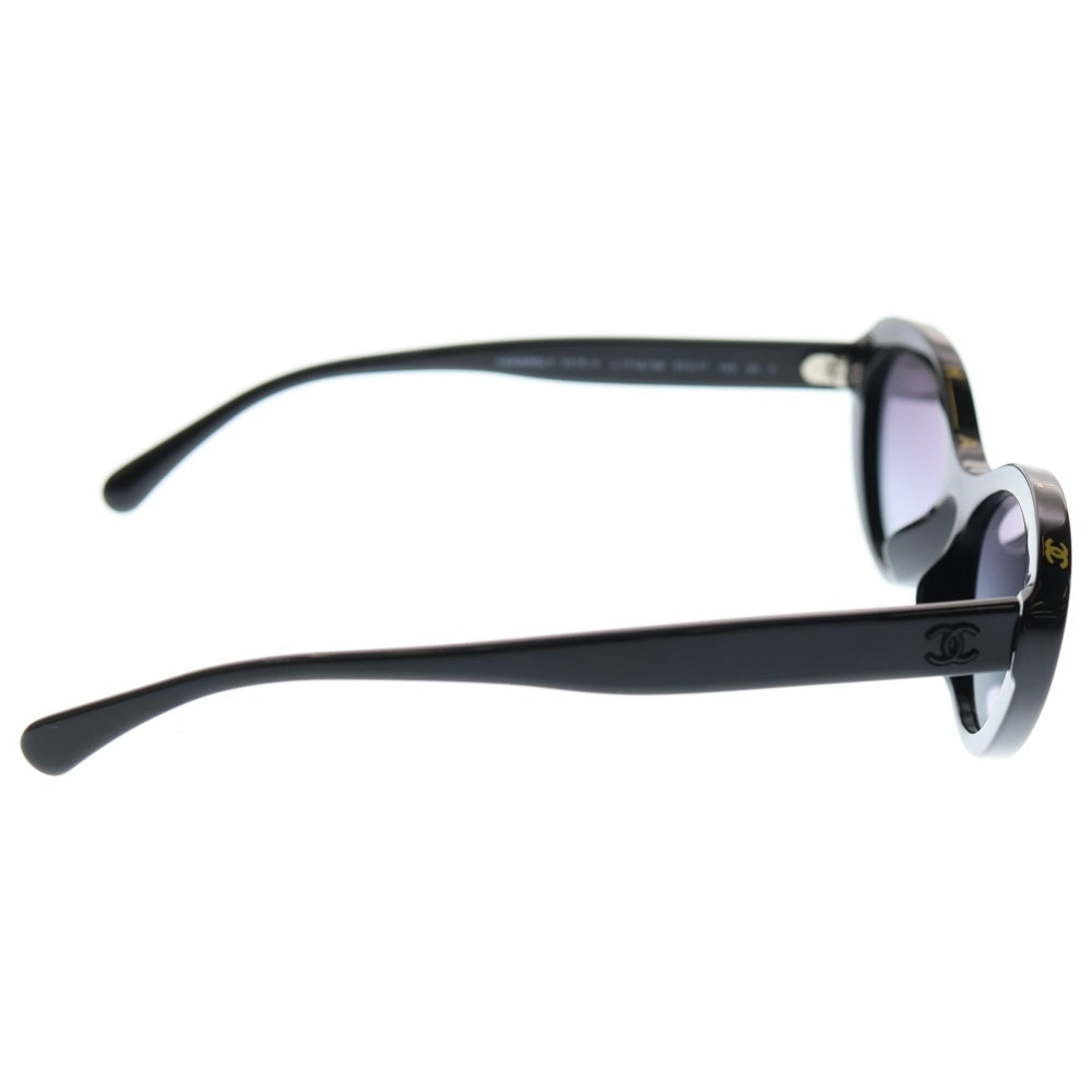 CHANEL(シャネル) ココマーク シェイプ オーバルサングラス 眼鏡 ブラック 5416-A