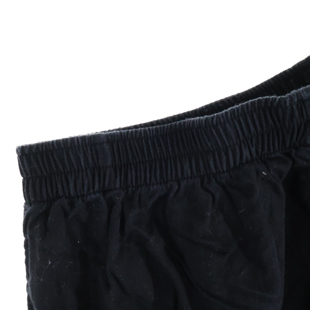 SAINT MICHAEL(セントマイケル) 24SS CREATION ロゴプリント ショートパンツ YS8-0000-055 ブラック