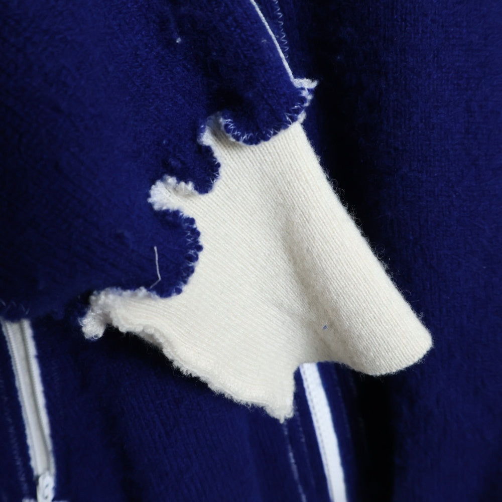 A Love Movement(ア ラブ ムーブメント) OHTANI LA 17 ジップアップ フーディ カシミアトラックジャケット ブルー