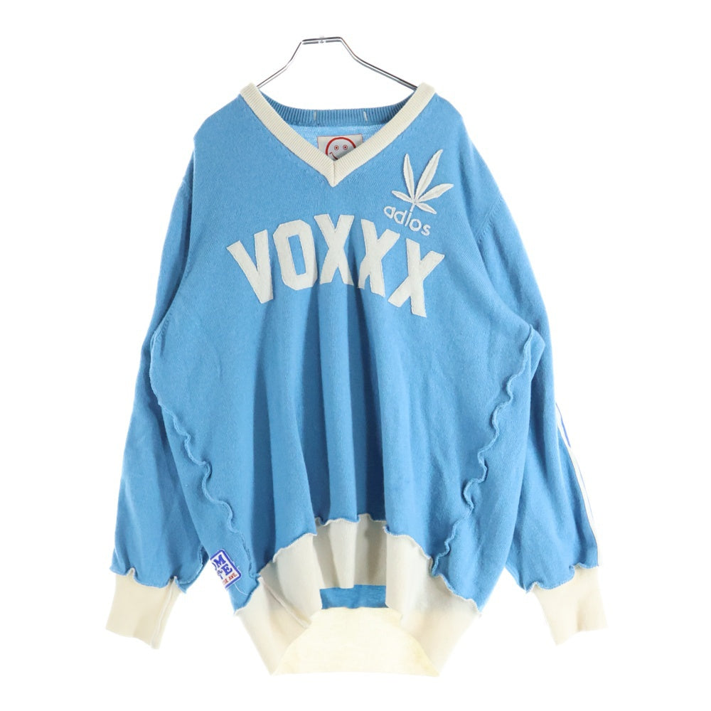 A Love Movement(ア ラブ ムーブメント) VOXXX Vネック カシミア ニットセーター ライトブルー