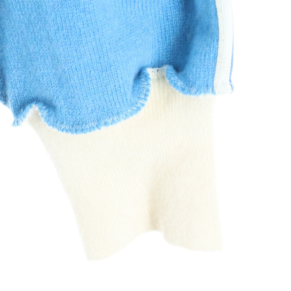 A Love Movement(ア ラブ ムーブメント) VOXXX Vネック カシミア ニットセーター ライトブルー