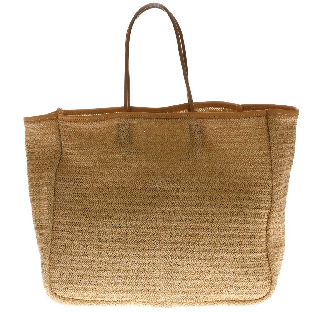 NO BRAND(ノーブランド) TOMORROW別注 AMIACALVA Classy Tote アミアカルヴァ ラフィア トートバッグ ベージュ